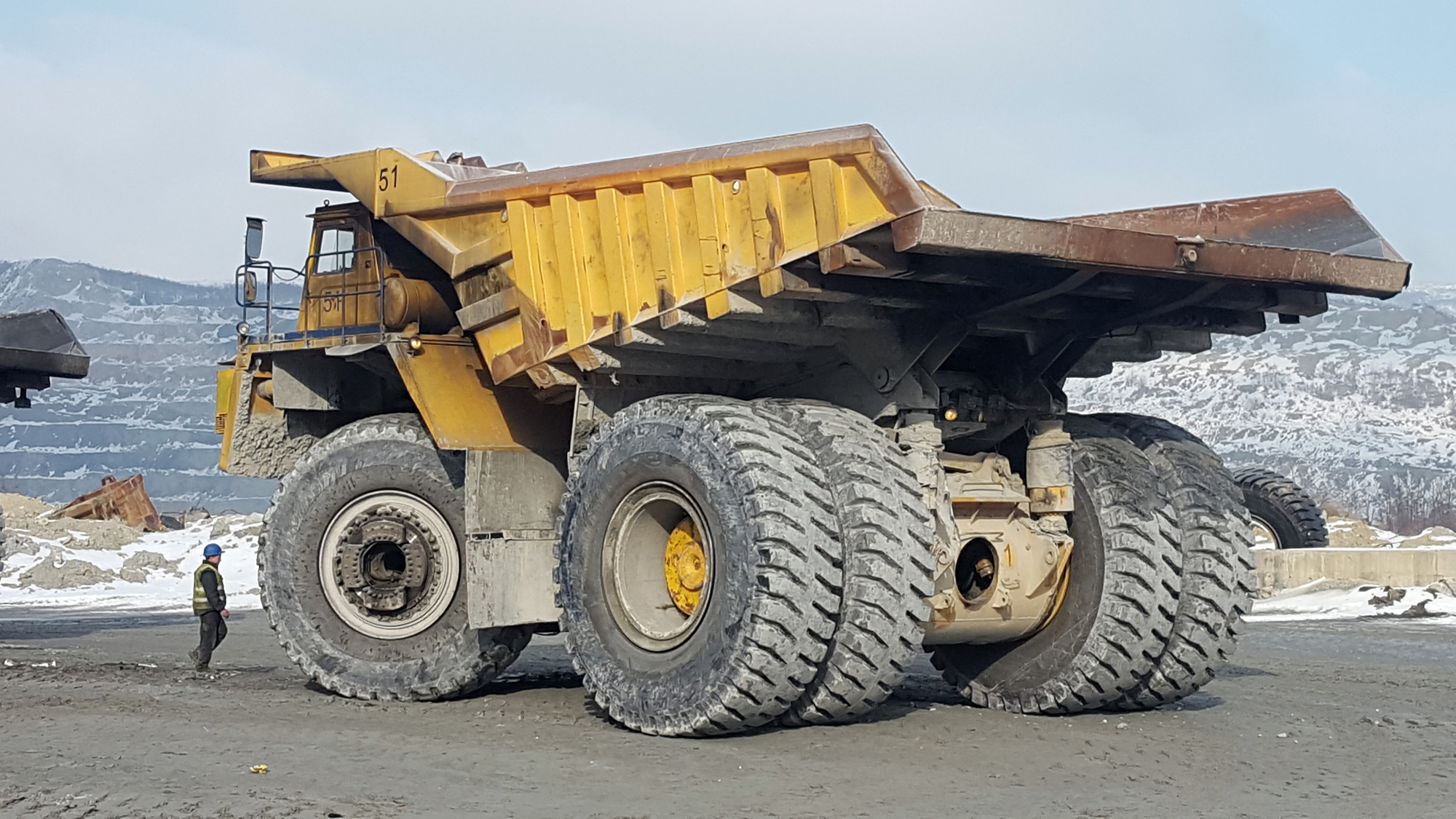 Rudarski damper BELAZ na kopu RTB Bor sa CFSS sistemom za uštedu dizela
